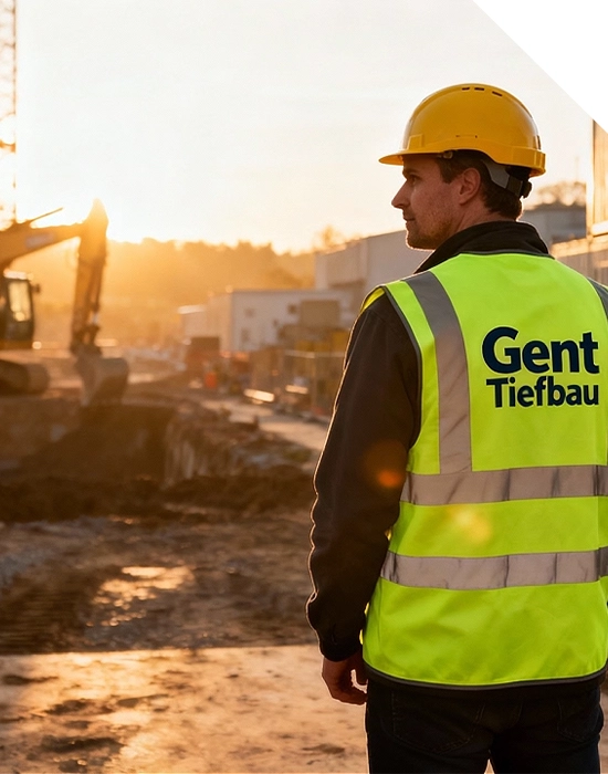 Gent Tiefbau bietet umfassende Dienstleistungen im Bereich Tiefbau, Strassenbau, Kanalbau, Gartenbau, Entwässerung und Außenanlagendie durch Zuverlässigkeit und Fachkompetenz gekennzeichnet sind